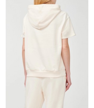 Худи с коротким рукавом молочный XW000161 Armani Exchange 1 - Respected-Person